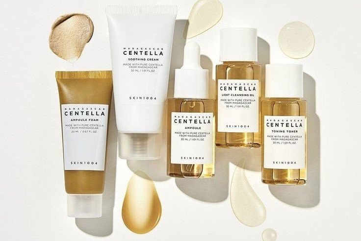 Centalla skincare products